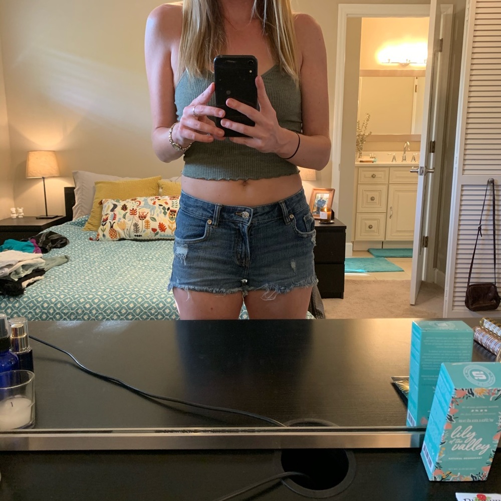 Zara denim shorts